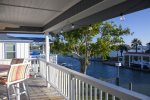 Enjoy beautiful canal views from the patio 